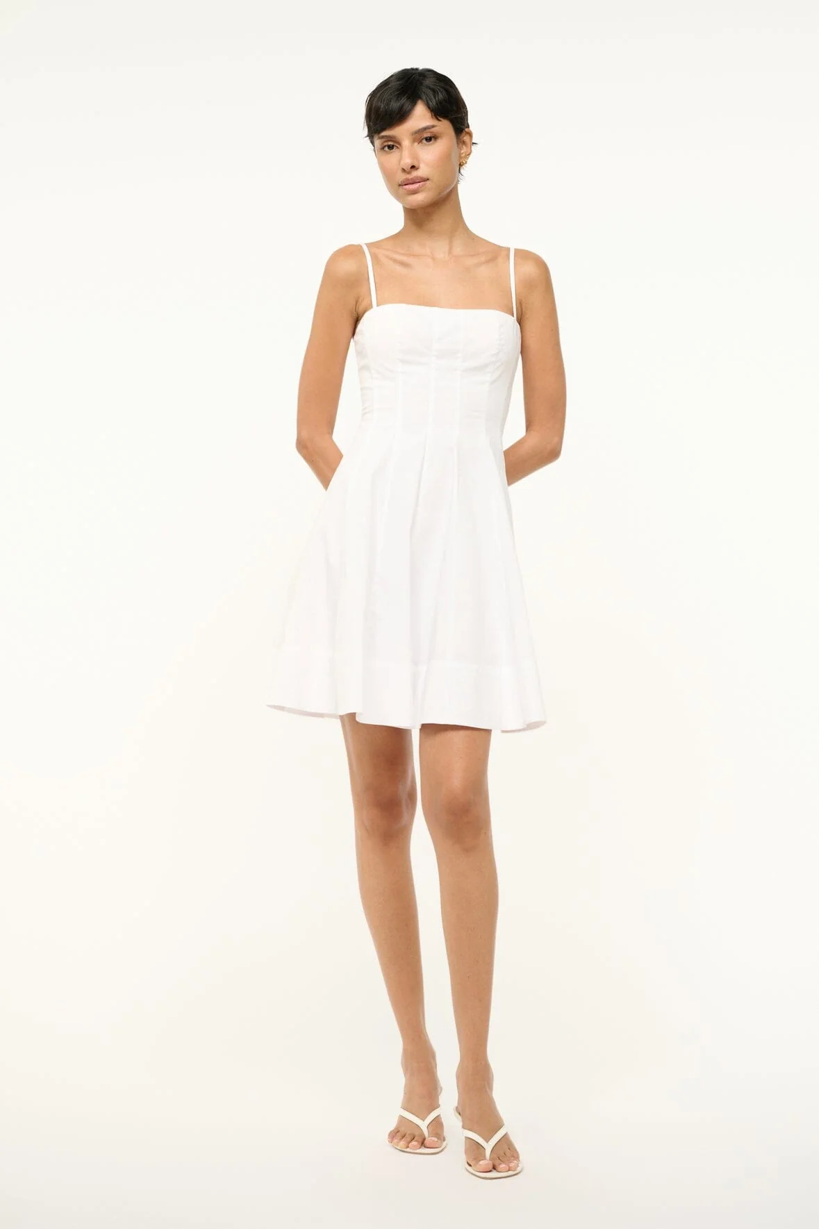 WYLIE MINI DRESS | WHITE