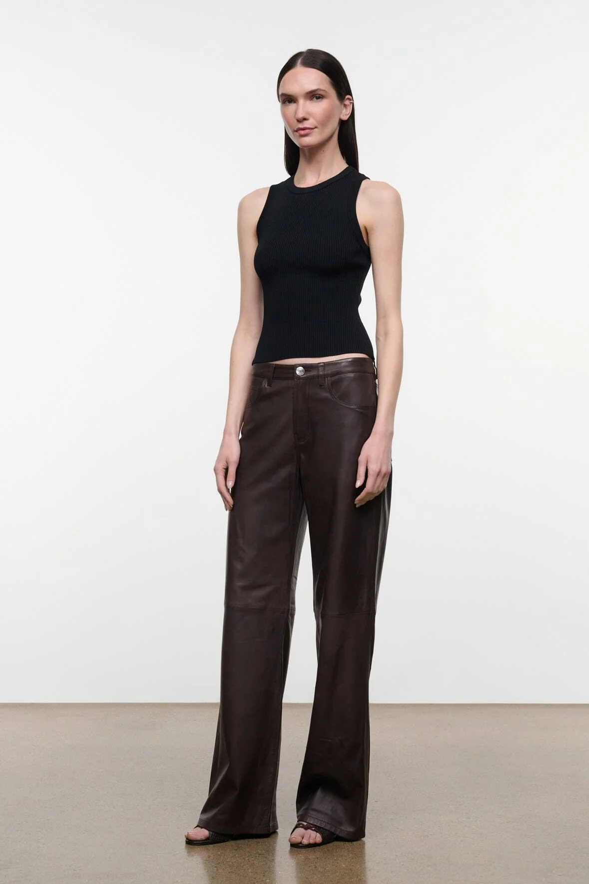 GUS LEATHER PANT | EARTH