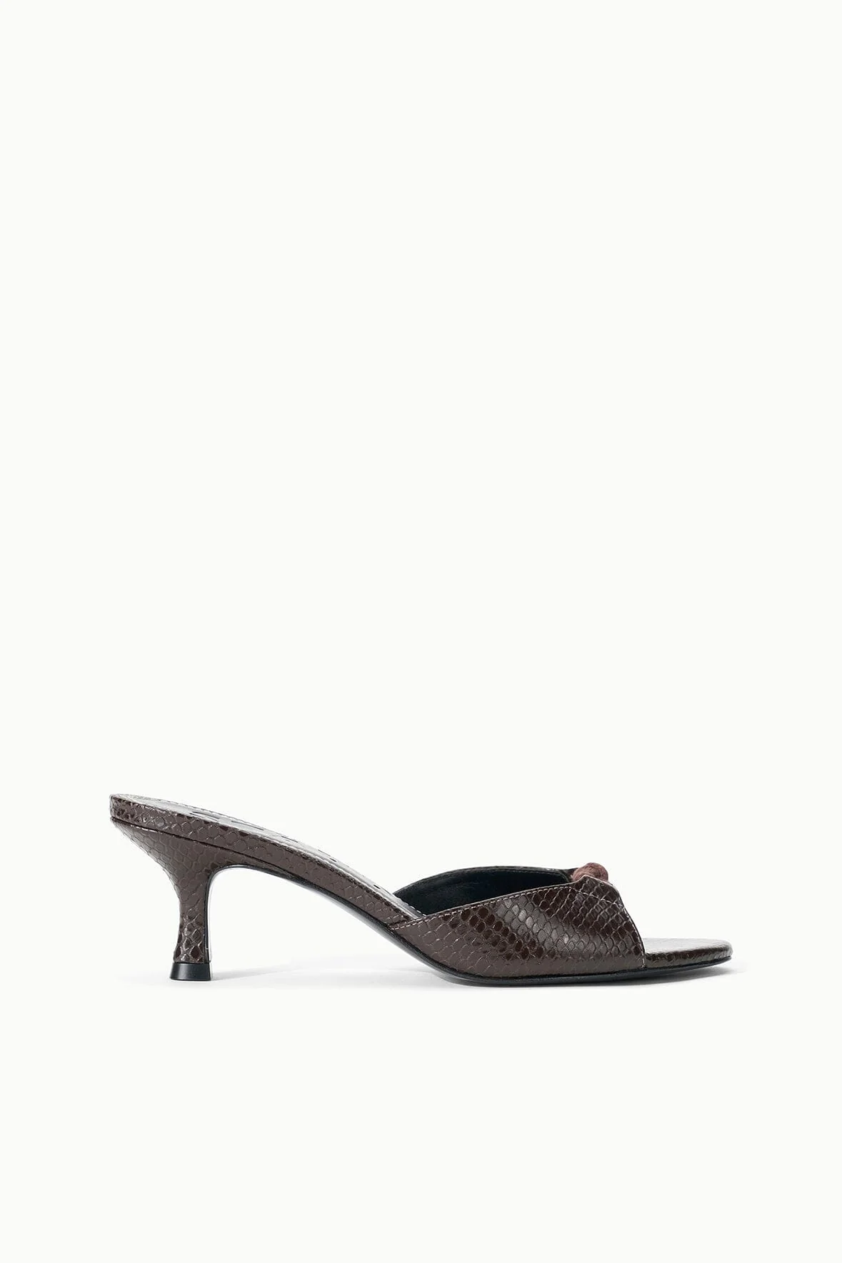 BRYNN MULE | ESPRESSO SNAKE
