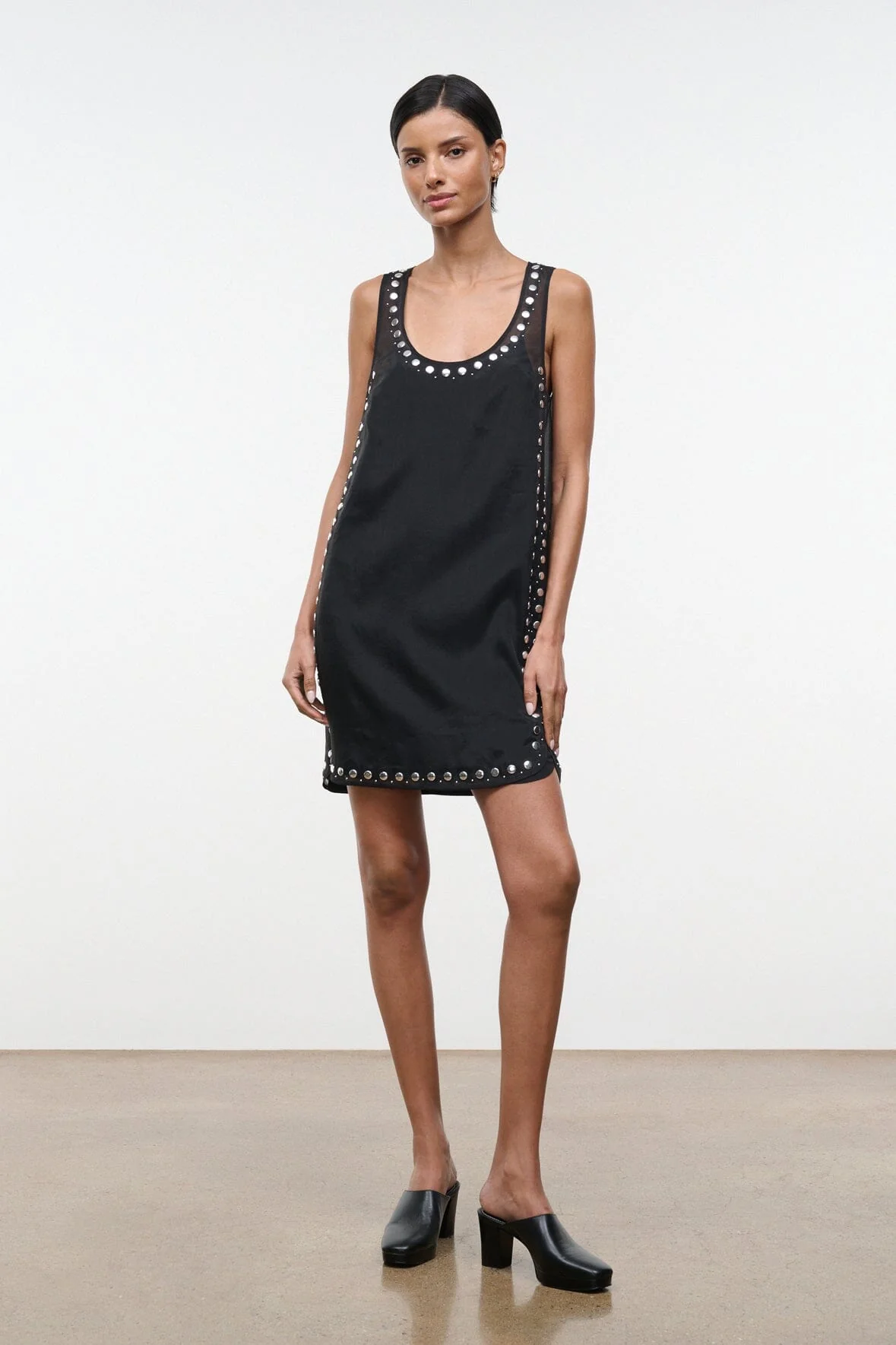 CARA DRESS | BLACK STUDS