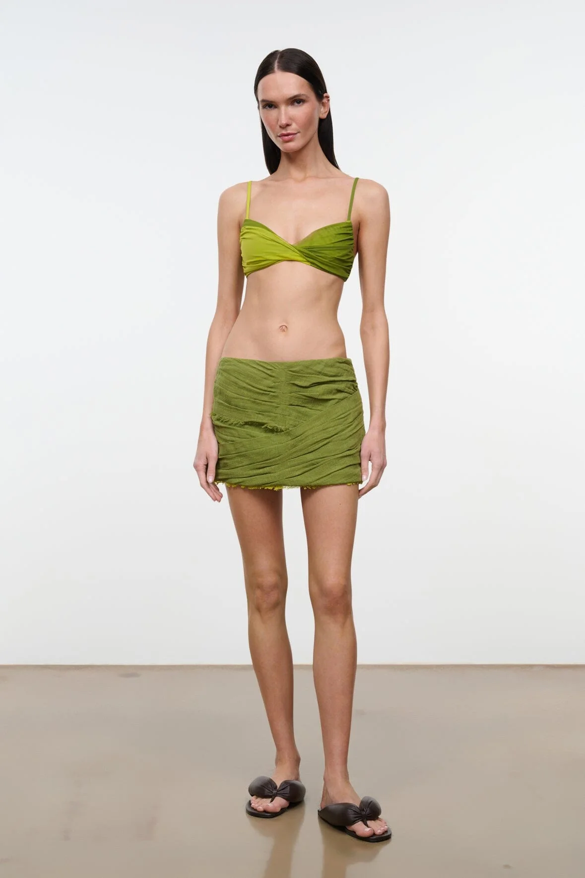 NICOLA SKIRT | PESTO