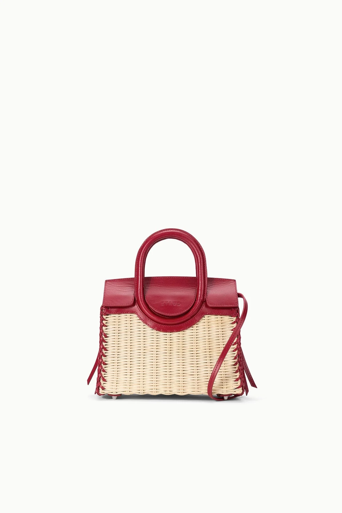 MAUDE MINI WICKER CARRYALL | NATURAL ROUGE