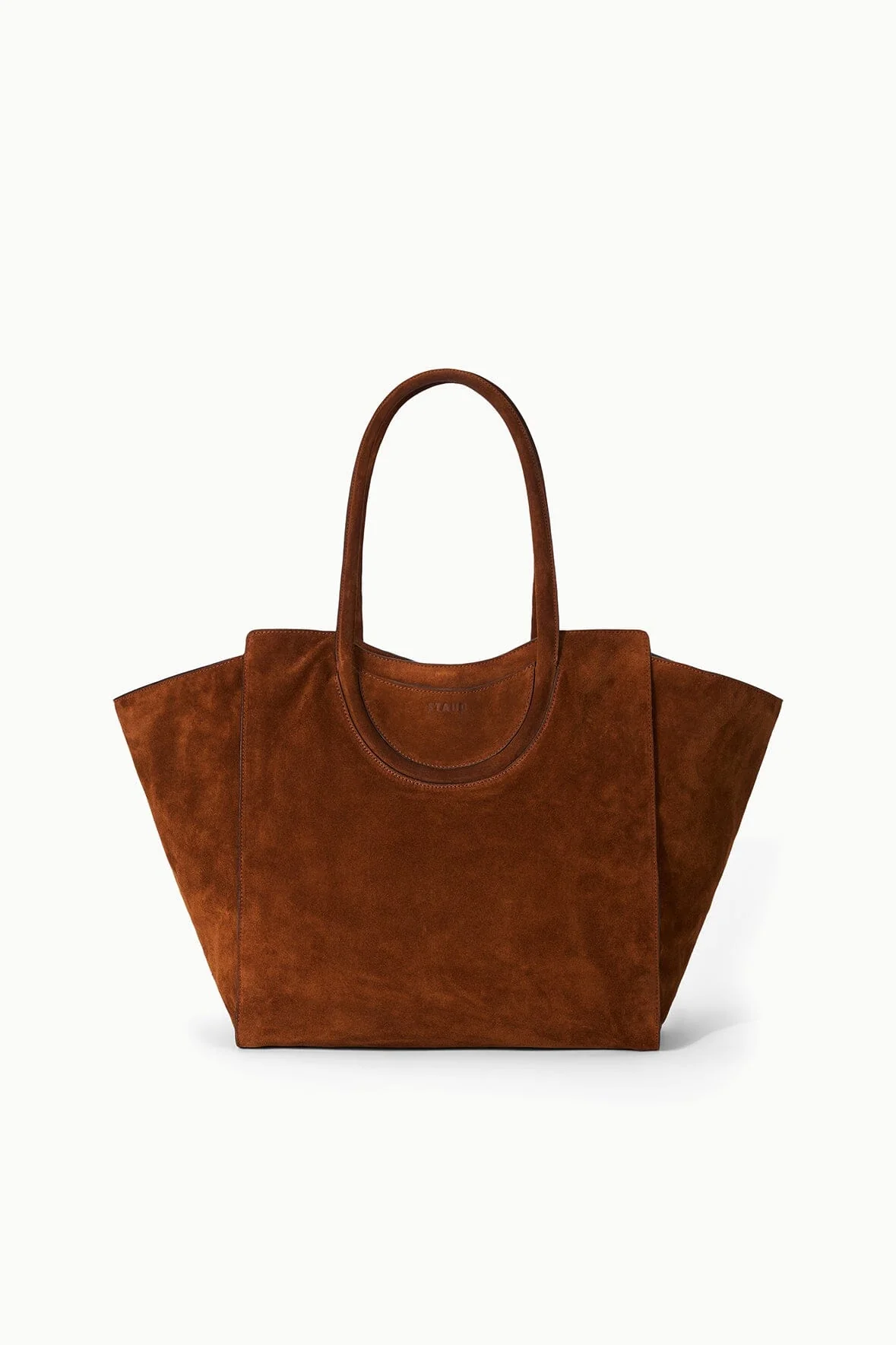 MAUDE TOTE BAG | TABAC SUEDE
